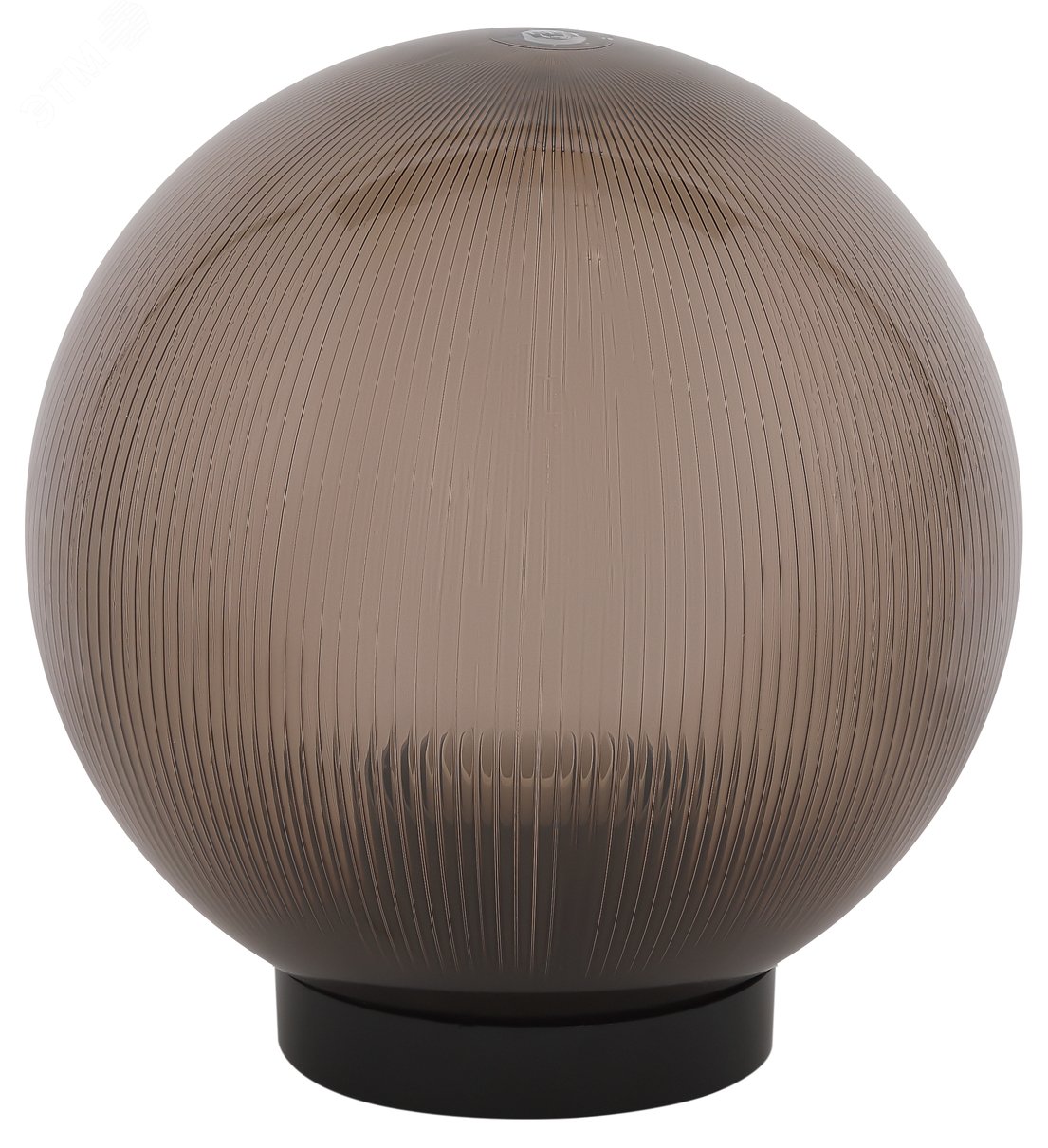 Изображение товара Уличный декоративный светильник на опору НТУ 02-60-205 дымчатый шар IP44 E27 60Вт