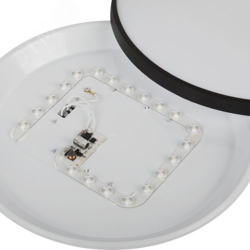 Светильник светодиодный потолочный ДПБ 36Вт 2250Лм 5000К Классик без ДУ SPB-6 Slim Base BK 36W -5K - фото 2