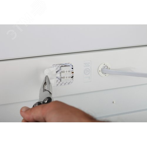 Светильник светодиодный ДВО/ДПО-48Вт 4800Лм 6500К IP40 595х595 призма с проводом SPO-6-48-6K-P (4) - фото 6