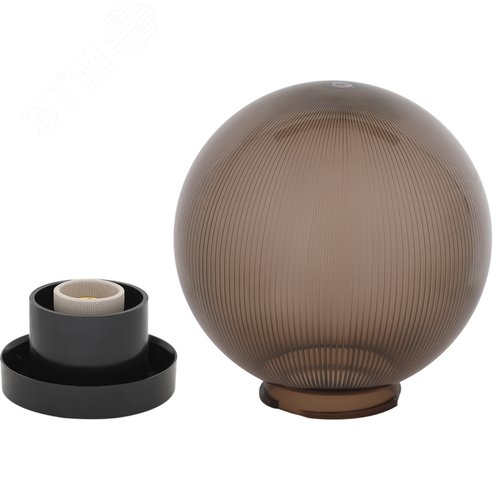 Светильник на опору/кронштейн НТУ 02-60-205 шар дымчатый призма IP44 Е27 max60Вт d200mm - фото 10