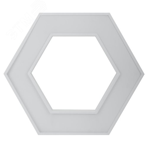 Светильник LED Geometria Hexagon SPO-123-W-40K-045 45Вт 4000K 2500Лм IP40 600х80 белый подвесной драйвер внутри - фото 5