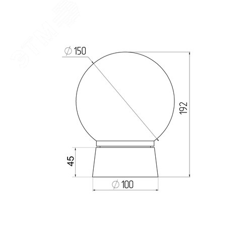 Светильник пластик, плафон полиэтилен, 60 Вт, Е27, IP20, УХЛ1, 150х150 мм НБП 01-60-004 - фото 5
