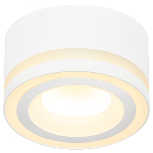 Светильник встраиваемый под лампу GX53 DK113 WH белый - фото 2