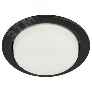 Светильник встраиваемый под лампу GX53 KL70 SBK черный матовый - фото 1