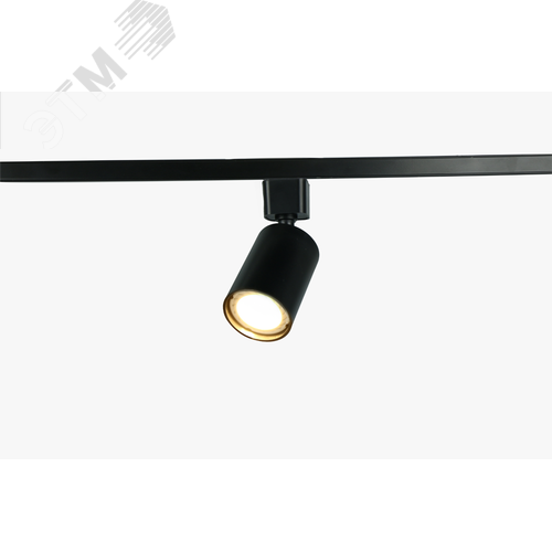 Светильник трековый однофазный набор из 4х шт. под лампу GU10, шинопровод 80 см. Черный TR70-SET4-GU10-BK - фото 4