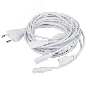 Разветвитель сетевой для фитолампы 2 м для подключения 5 светильников FITO 5х IEC C7 (2 pin) - фото 3