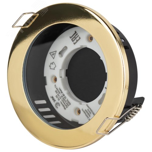 Светильник встраиваемый влагозащищенный KL95 GD GX53 IP44 золото - фото 7