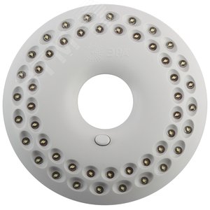 Фонарик светильник подвесной на батарейках 3хAA, подвес, карабин, магнитный в палатку, 48 LED K48 НЛО - фото 3