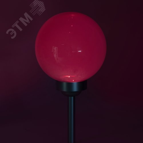 Светильник уличный ERASF22-55 Шар на солнечной батарее садовый RGB d 20 см - фото 6