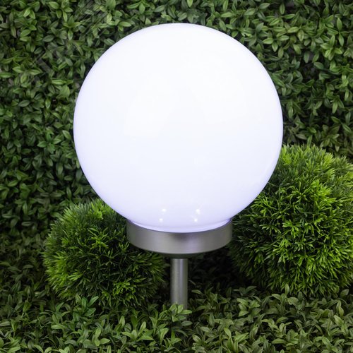 Светильник уличный ERASF22-22 Шар на солнечных батареях садовый 25 см - фото 4