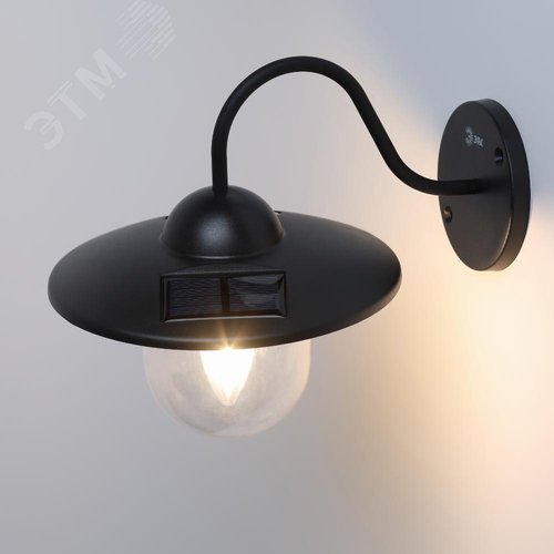 Светильник уличный ERASF22-38 на солнечных батареях настенный Ретро 1 LED - фото 4