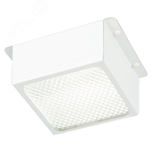 Светильник светодиодный ДВО 8Вт 650Лм 4000K Домино белый ГРИЛЬЯТО 100х100 Опал DVO21-08-O-4K80-5 - фото 1