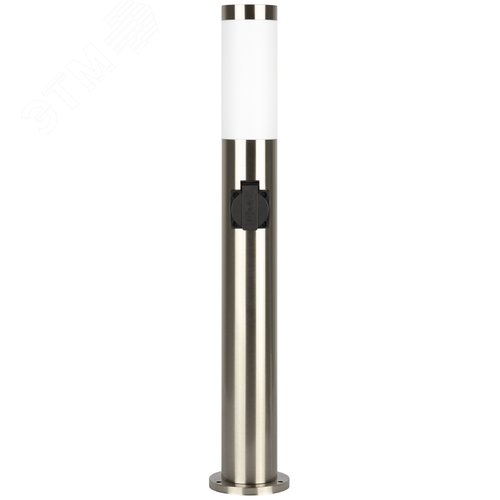 Светильник уличный напольный 230В Е27 IP54 серебро с розеткой «Беллона» GBF-103-1-SL-0650 - фото 3