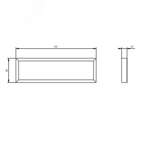 Светильник светодиодный SPO-950-3-65K-018 18Вт 6500К 1890Лм IP40 595х180х40 матовый - фото 6