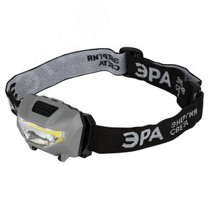 Фонарь налобный светодиодный 3Вт 150Лм IP54 COB 3 режима аккумуляторный Блэкджек GA-505 - фото 1