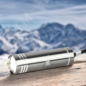 Фонарь светодиодный Джет ручной на батарейках промо-бокс 12шт алюминиевый UB-402 - фото 5