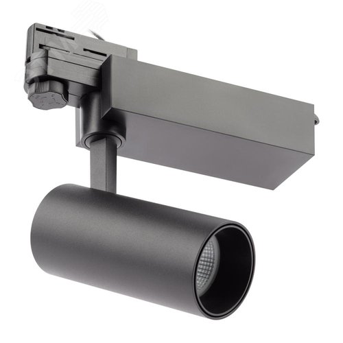Светильник трековый трёхфазный SТR-30-36-40K-B20 узкий луч 4000K черный - фото 2