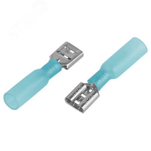 Изображение товара Разъем плоский термоусаживаемый РпИм-Т 2-250 изолированный «розетка» (упак. 10 шт.) NO-225-44 (упак)