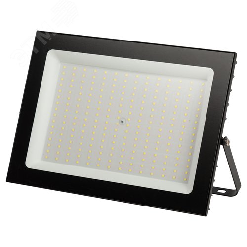 Изображение товара Прожектор светодиодный ДО-300 Вт 6500К 30000 Лм IP65 черный 300w холодный 190-265В LPR-062-0-65K-300 (шт)