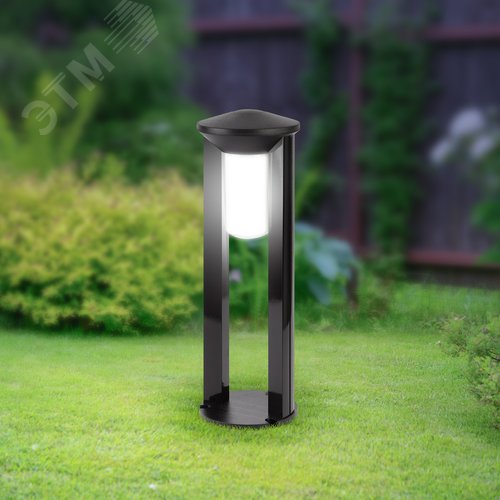 Светильник садово-парковый ФТУ 01-20-003 Арка напольный черный IP54 Е27 max20Вт h600мм - фото 7