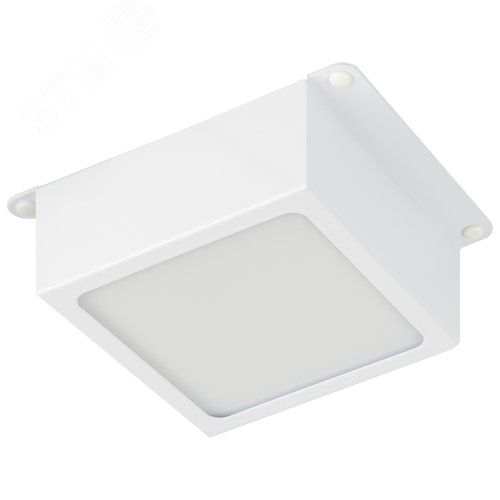 Изображение товара Светильник светодиодный ДВО Грильято Домино SPO-651-3-4K-W8 8Вт 4000К 84х84мм 100х100 белый (шт)