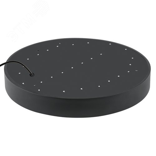 Светильник подвесной светодиодный 45Вт 4000Лм 4000К IP40 600х80 черный Geometria Ring SPO-131-B-40K-045 драйвер внутри - фото 4