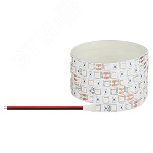 Лента светодиодная 14,4Вт/м 12В зеленый IP20 60LED/м LS5050-14,4-60-12-G-IP20-1 year-5m - фото 1