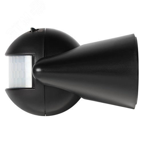 Датчик движения настенный инфракрасный 1200 Вт 180 градусов IP44, черный MD 03 - фото 5