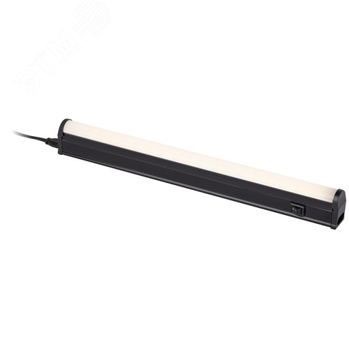 Светильник светодиодный линейный 4 Вт 4000K L 314 мм с выключателем черный LLED-01-04W-4000-B - фото 3