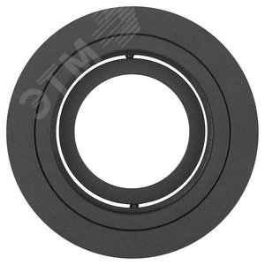 Светильник встраиваемый алюминиевый KL84 BK MR16/GU5.3 черный - фото 4