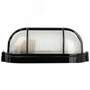 Светильник НБП 04-60-002 Акватермо алюминий/стекло решетка IP54 E27 max 60Вт 212х105 черный - фото 3