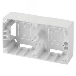 Изображение товара Коробка наклад. монтажа 2 поста,бел 12-6102-01 (шт)