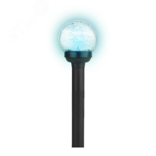 Светильник садовый на солнечной батарее, пластик,стекло, черный, 33 см SL-PL33-CRAC - фото 3