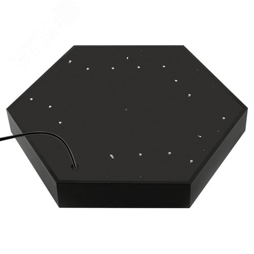 Светильник LED Geometria Hexagon SPO-121-B-40K-038 38Вт 4000K 4000Лм IP40 600х80 черный подвесной драйвер внутри - фото 5