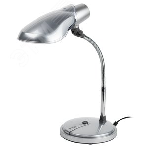 Светильник настольный серебро NE-301-E27-15W-S - фото 4