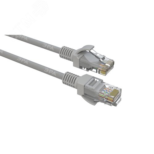 Изображение товара Патч корд U/UTP неэкранированный 1м категория 5e Cu (шт)