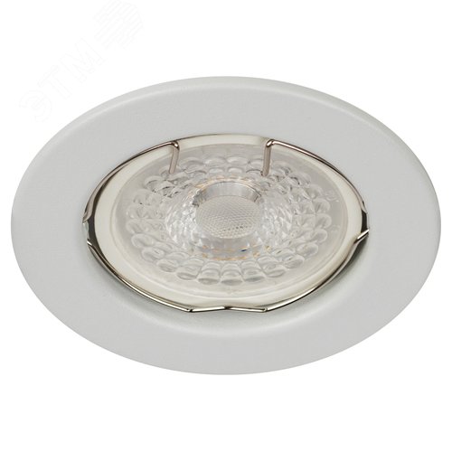 Светильник встраиваемый штампованный ST1 SWH MR16 GU5.3 белый матовый - фото 2