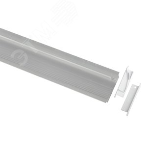 Комплект с врезным анодированным профилем 6814 68х14мм 2 м - фото 1