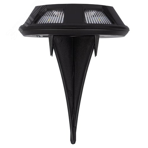 Светильник уличный ERAST024-01 на солнечной батарее подсветка Таблетка, сталь, пластик d 11 см - фото 2