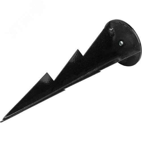 Держатель грунтовый ДГ-02 для прожекторов и ландшафтных светильников черный для крепления в грунт - фото 2