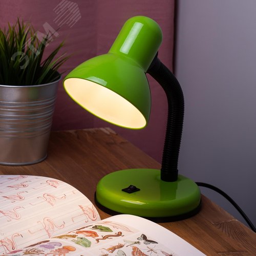 Светильник настольный зелёный N-211-Е27-40W-GR - фото 6
