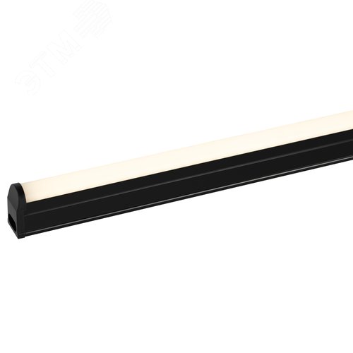 Светильник линейный светодиодный ДПО с выключателем черный L1174мм LLED-01-16W-4000-B 16Вт 4000K L1174мм - фото 4