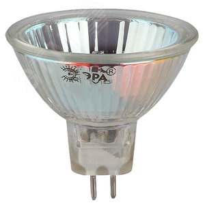 Лампа накаливания галогенная GU5.3-MR16-50W-12V-CL (галоген, софит, 50Вт, нейтр, GU5.3) (10/200/6000) C0027358 ЭРА - 3