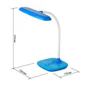 Светильник настольный светодиодный синий NLED-432-6W-BU - фото 2