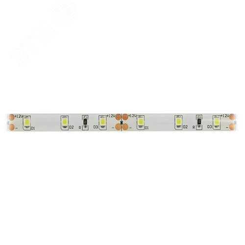 Лента светодиодная 4,8Вт/м 12В 6500К IP65 60LED/м KU-2835AD-60D-W - фото 3