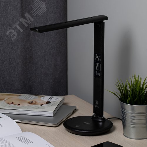 Светильник настольный NLED-505-10W-BK светодиодный черный - фото 10