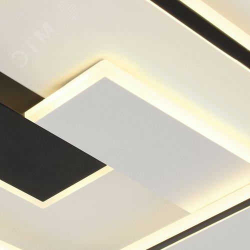 Светильник светодиодный потолочный ДПБ-104Вт 3854Лм Модерн Henri CLL-1-104-RC BK - фото 6