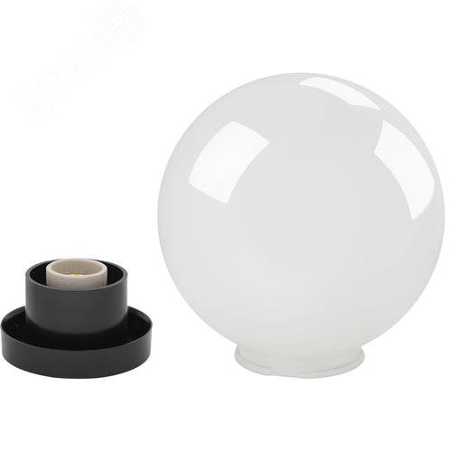 Светильник на опору/кронштейн НТУ 01-60-201 шар белый IP44 Е27 max60Вт d200mm - фото 2