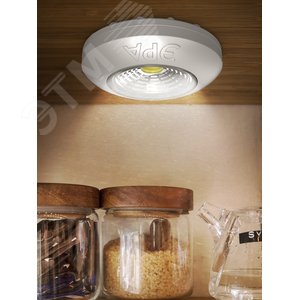 Фонарик подсветка мощный туристический кемпинговый на липучке на батарейках 3хААА в палатку SB-503 Аврора - фото 6