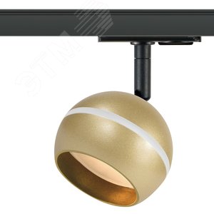 Трековый светильник TR47 - GX53 MG однофазный под лампу GX53 матовое золото под лампу GX53, лампа в комплект не входит